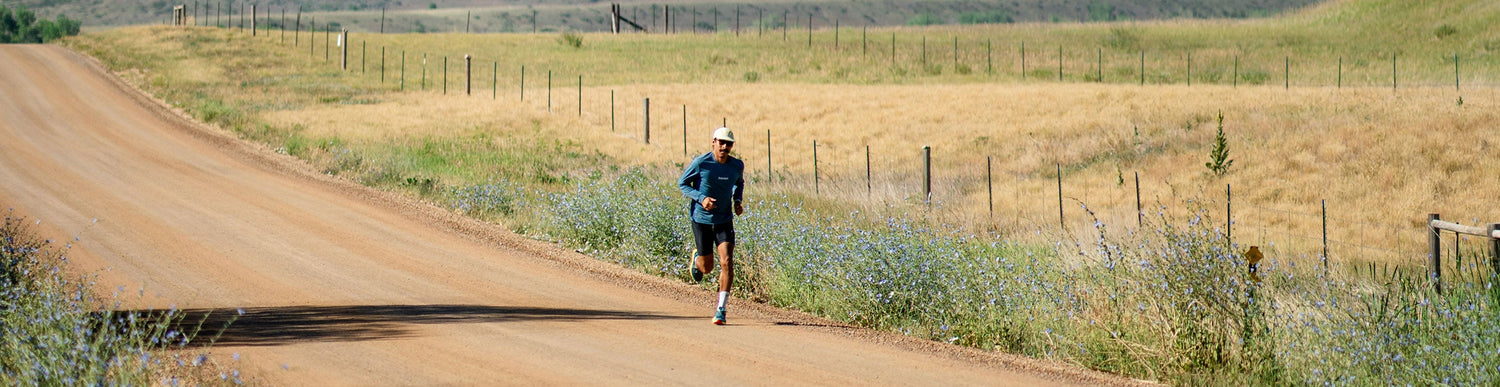Male running in the Zenspeed